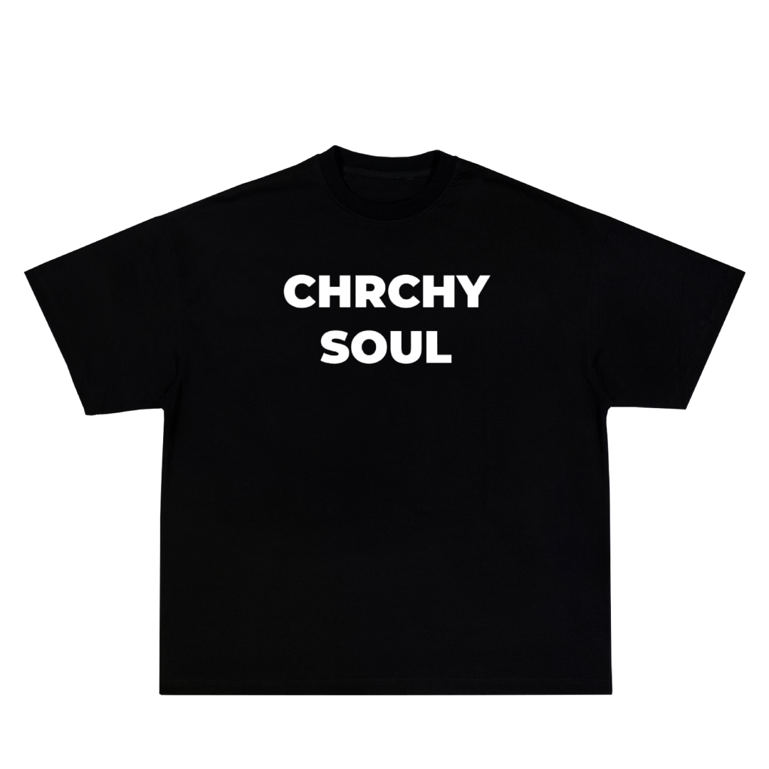 BLACK CLASSIC CHRCHYSOUL T-SHIRT