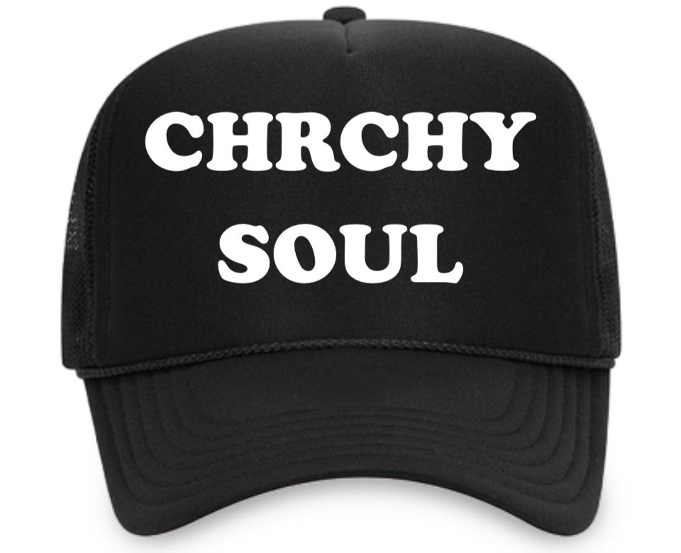 Black CHRCHYSOUL Trucker Hat