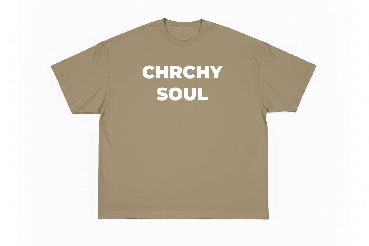 TAN CLASSIC CHRCHYSOUL T-SHIRT